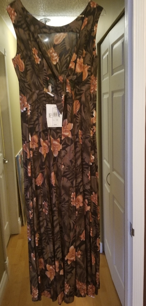 NWT Sears Vintage circa 1990 summer rayon dress.